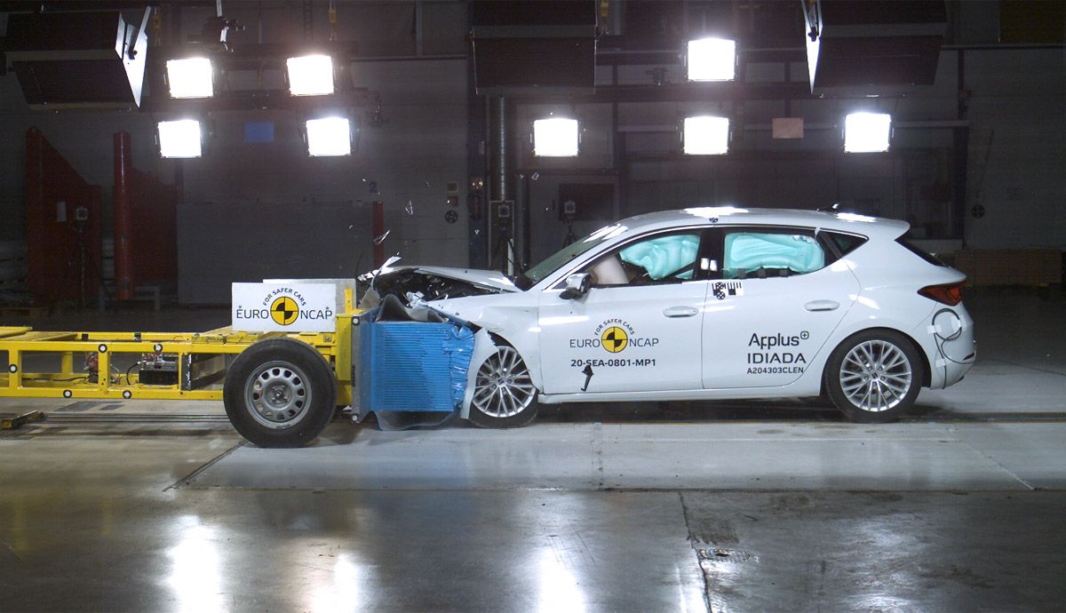 Seat León, cinco estrellas Euro NCAP.