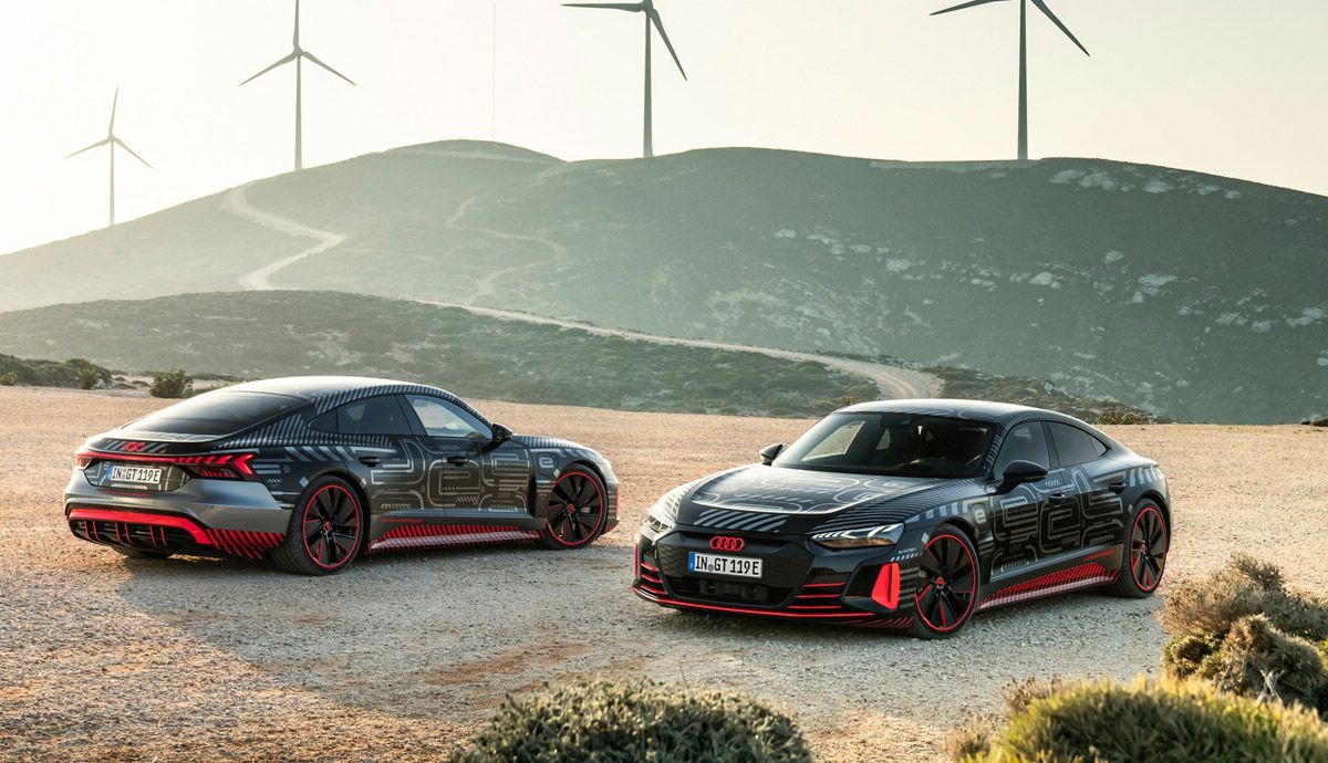 El Audi e-tron GT entra en producción.