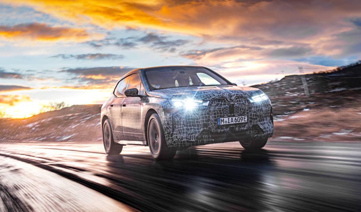 BMW iX 2021 en sus test al norte de Escandinavia 1