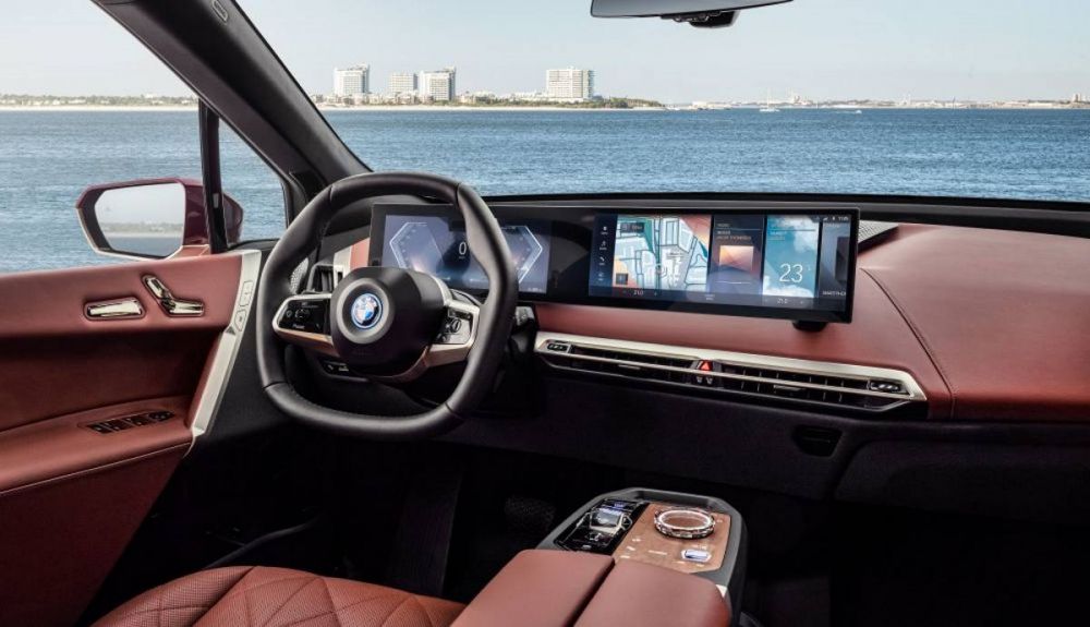 El interior del BMW iX 2021 El interior del BMW iX 2021