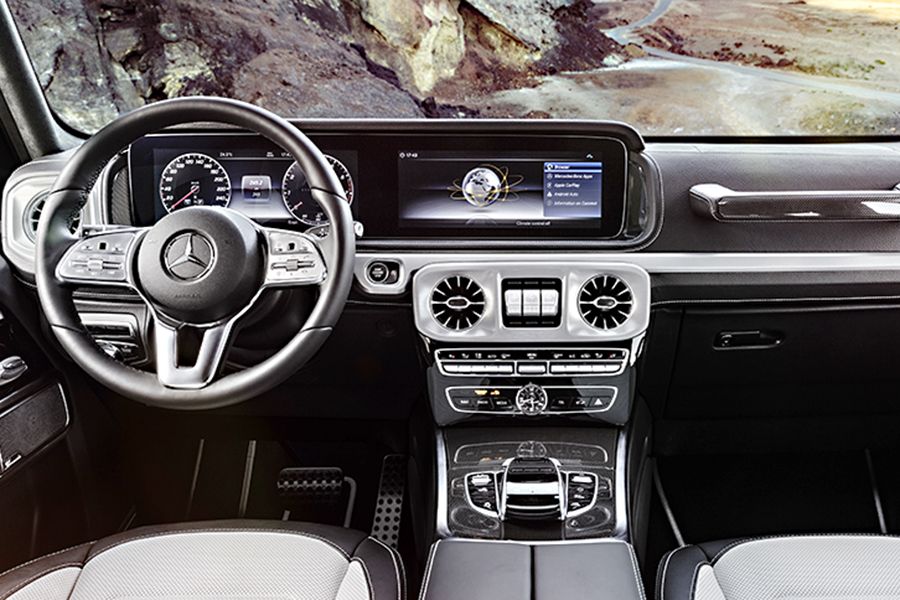 Die neue Mercedes-Benz G-Klasse: Exklusiver Innenraum: Die G-Klasse modern interpretiertThe new Mercedes-Benz G-Class: Exclusive interior: the G-Class, reinterpreted for today