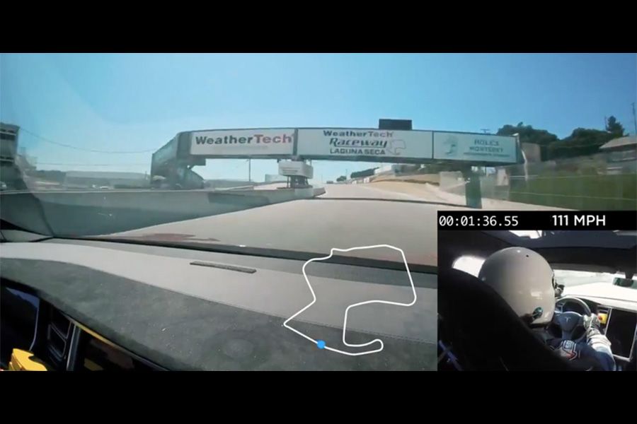 Tesla Model S Laguna Seca