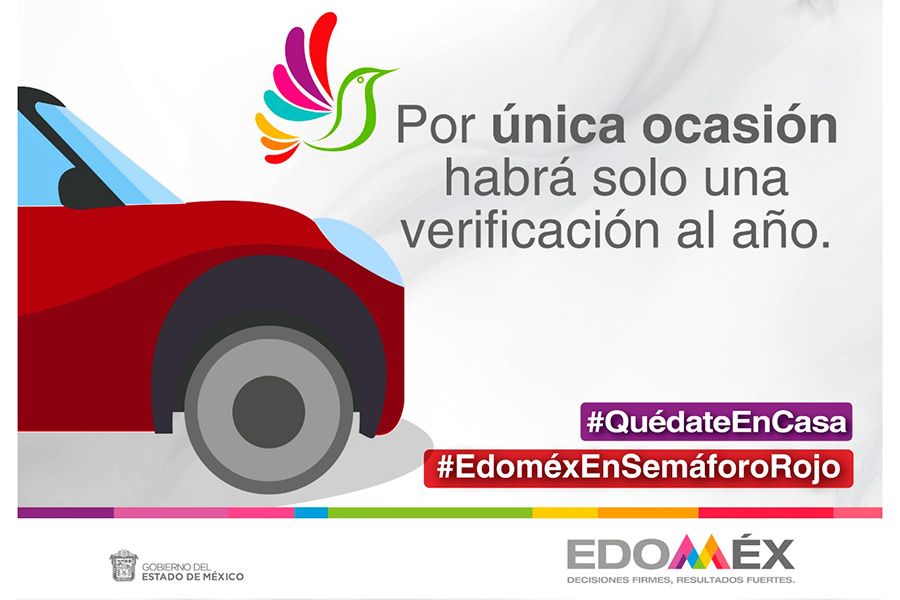 Estado de México verificación vehicular 2020