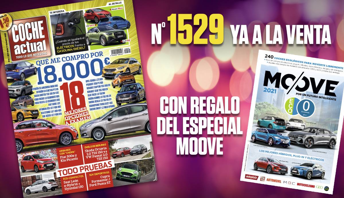 Revista Coche Actual 1529 y Revista MO/OVE al mismo precio