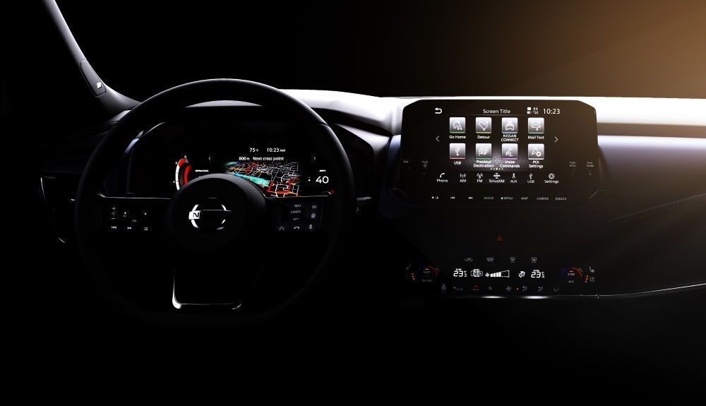 Así es el interior del nuevo Nissan Qashqai 2021. Así es el interior del nuevo Nissan Qashqai 2021.