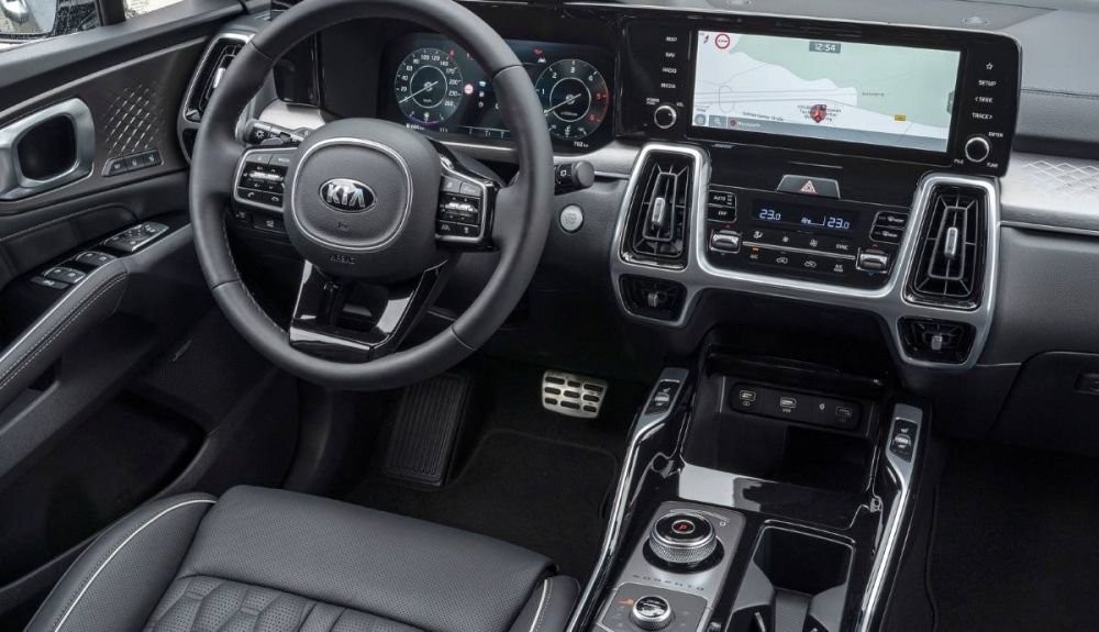El interior del Kia Sorento 2021 El interior del Kia Sorento 2021