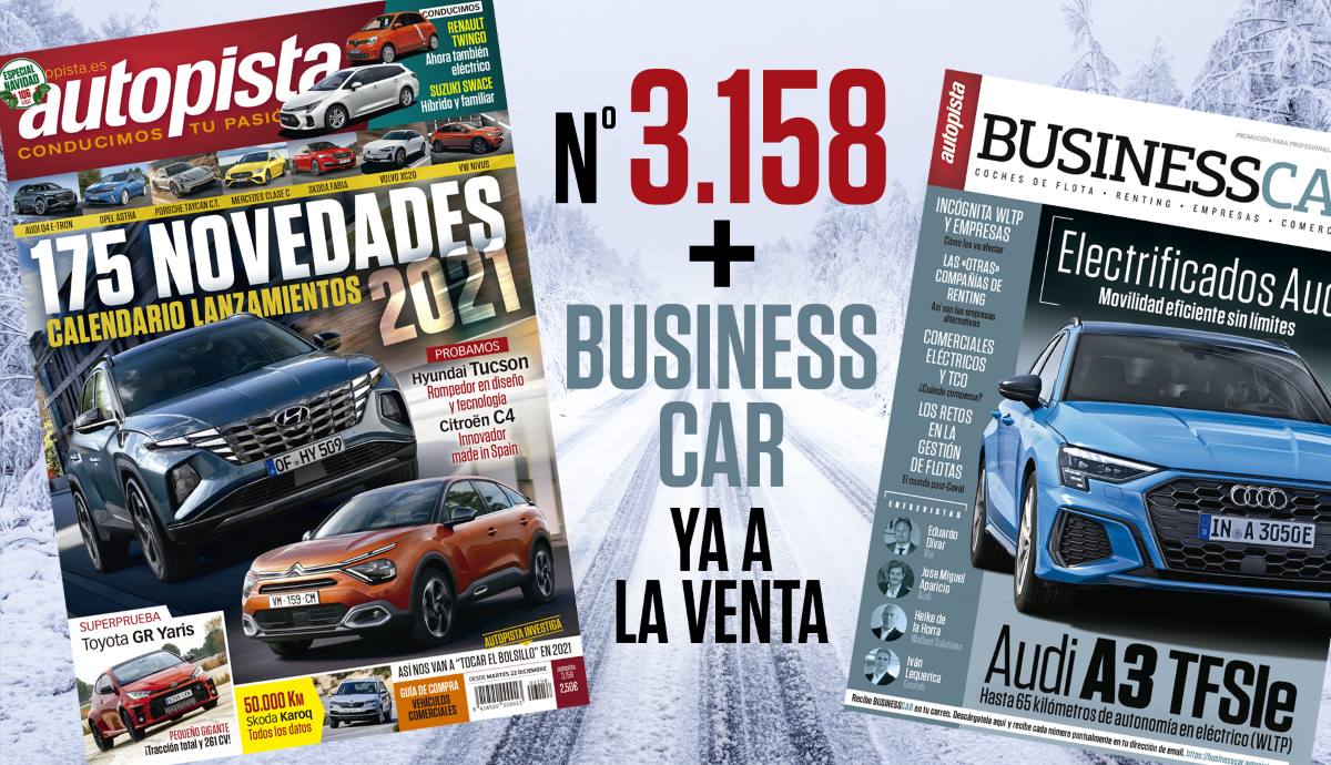 Revista AUTOPISTA 3158 y Business Car, ya a la venta