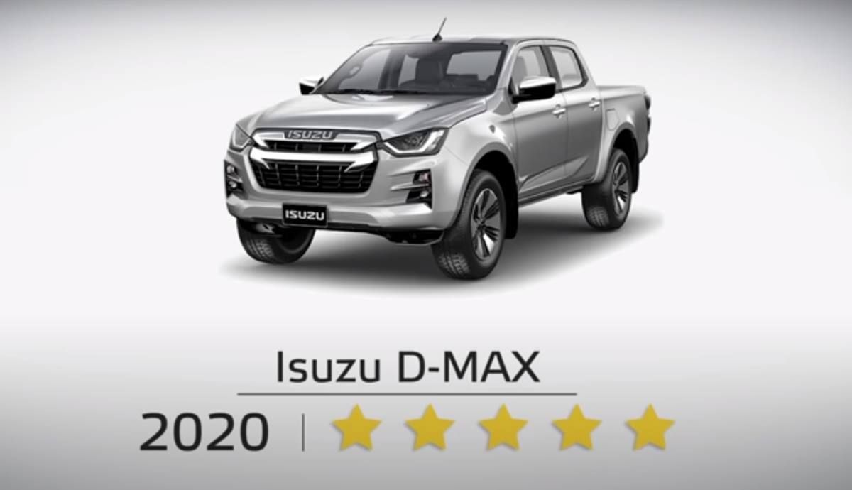 El Isuzu D Max, el séptimo modelo más seguro del año