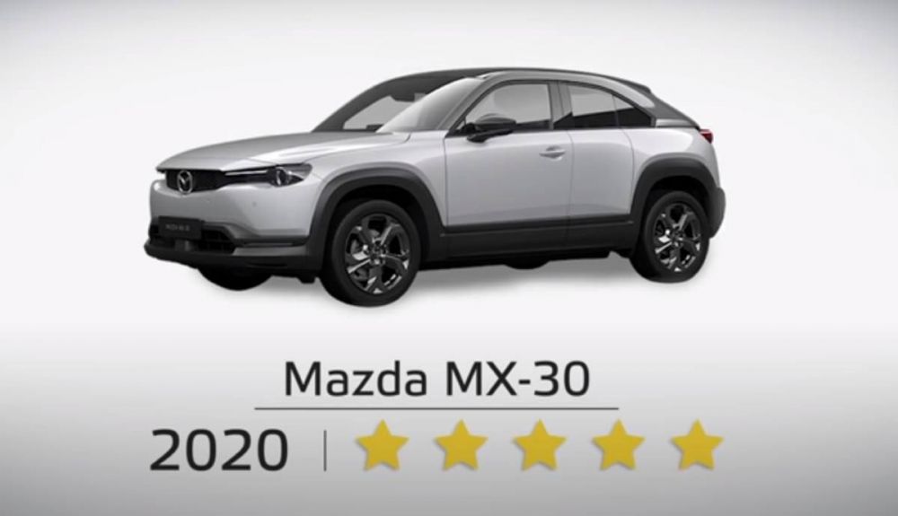 El Mazda MX 30, el quinto modelo más seguro de 2020