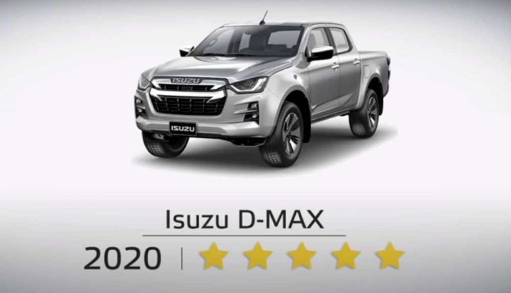 El Isuzu D Max, el séptimo modelo más seguro del año