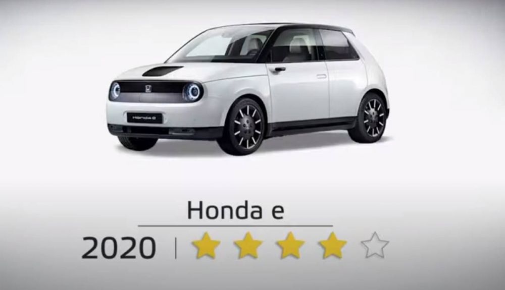 El Honda e, el décimo modelo más seguro de 2020