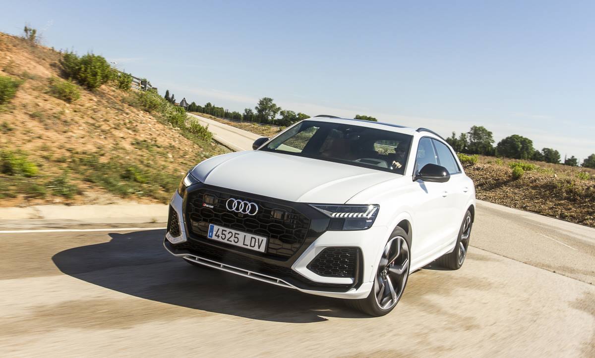 El Audi RS Q8 en movimiento