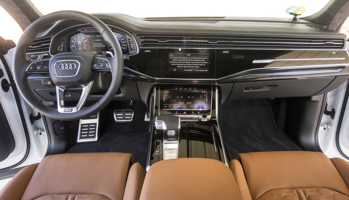 El interior del Audi RS Q8