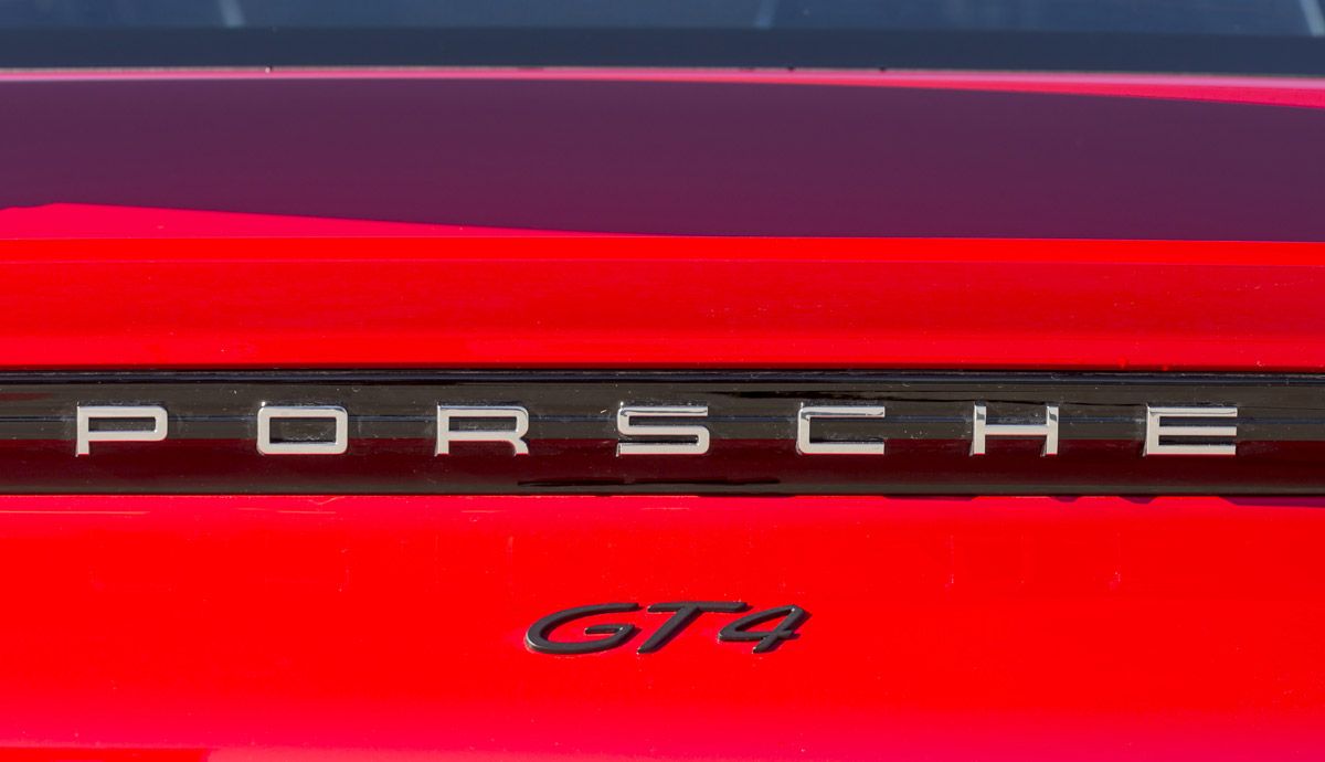 El Porsche Cayman GT4, en detalle.