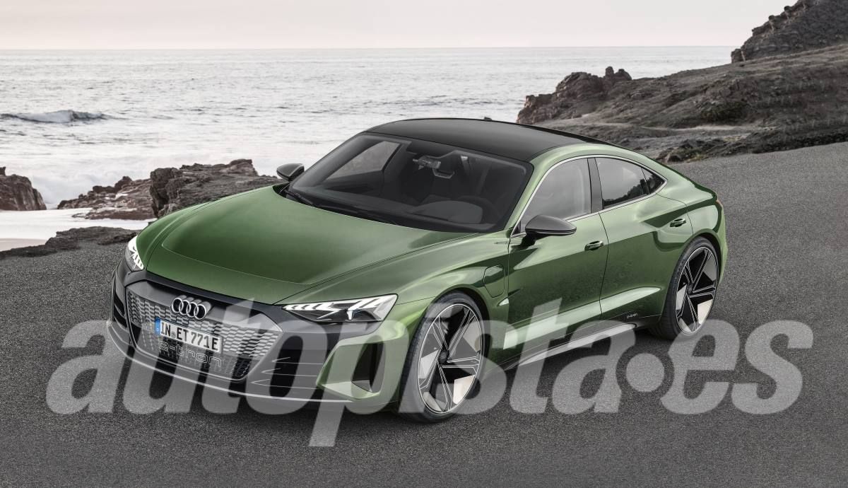 Recreación sobre cómo podría ser el Audi e tron GT