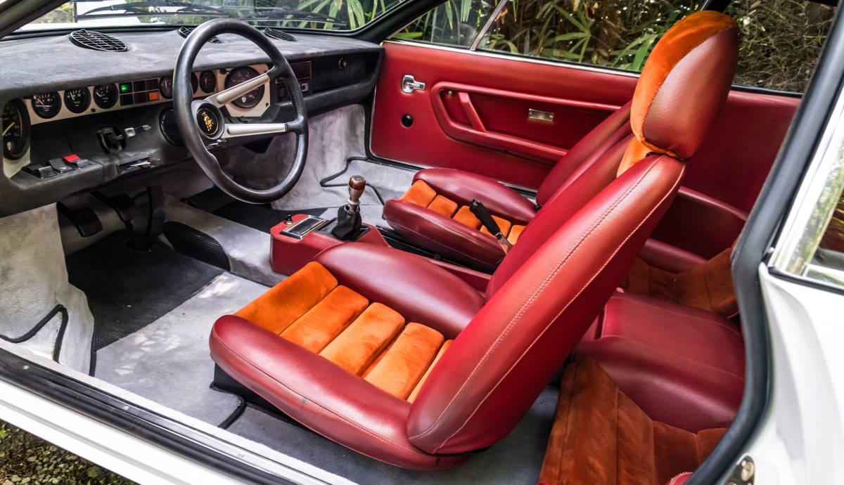 El interior del Lamborghini Urraco