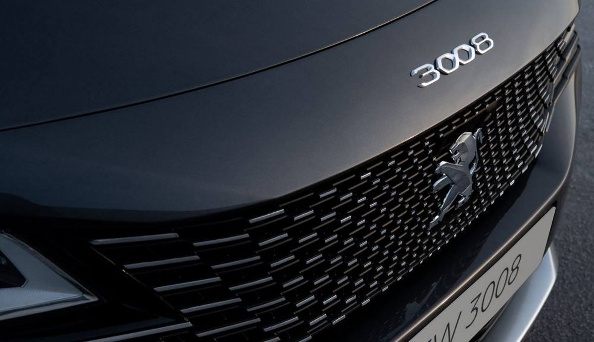 Frontal del nuevo Peugeot 3008 2021