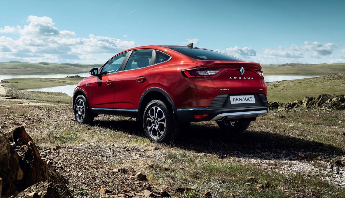 Marcado diseño coupé en el Renault Arkana