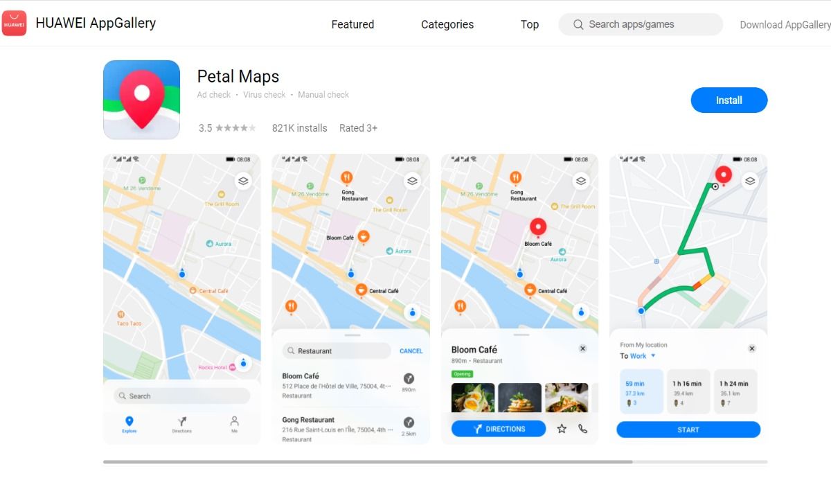 Petal Maps: así es la nueva aplicación de navegación de Huawei, competencia para Google Maps.