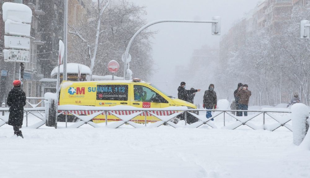 Temporal de nieve en España. Foto: Cordon Press.