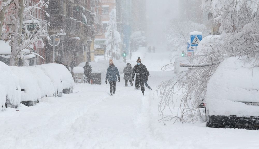 Temporal de nieve en España. Foto: Cordon Press.