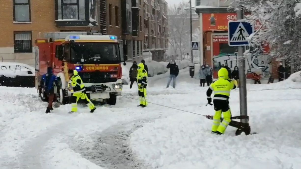 Temporal de nieve en España