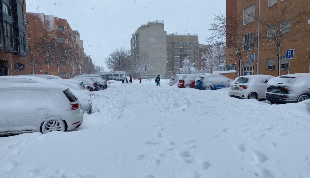 Temporal de nieve en España. Foto: Cordon Press.