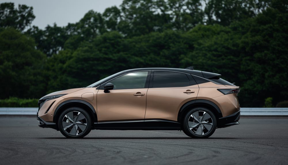Silueta del Nissan Ariya