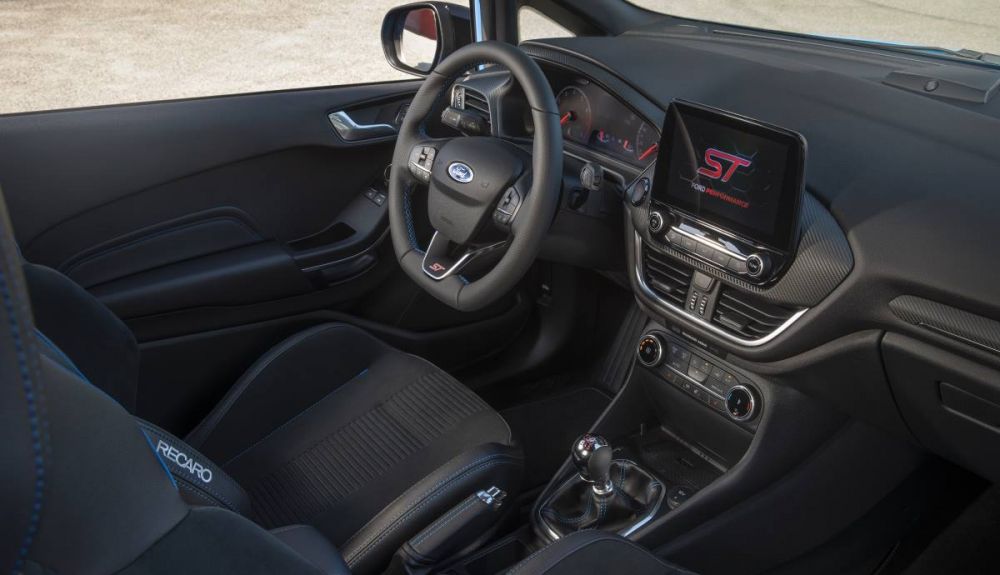 El interior del Ford Fiesta ST Edition 2021 El interior del Ford Fiesta ST Edition 2021