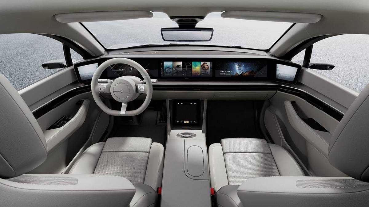Interior del Sony Vision S