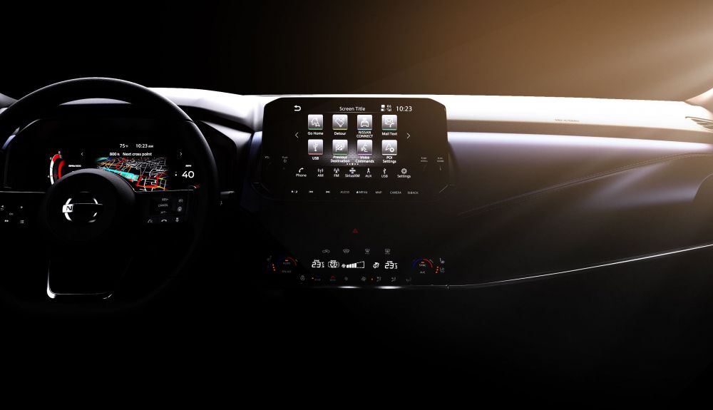 Nissan Qashqai 2021: así será su interior. Nissan Qashqai 2021: así será su interior.