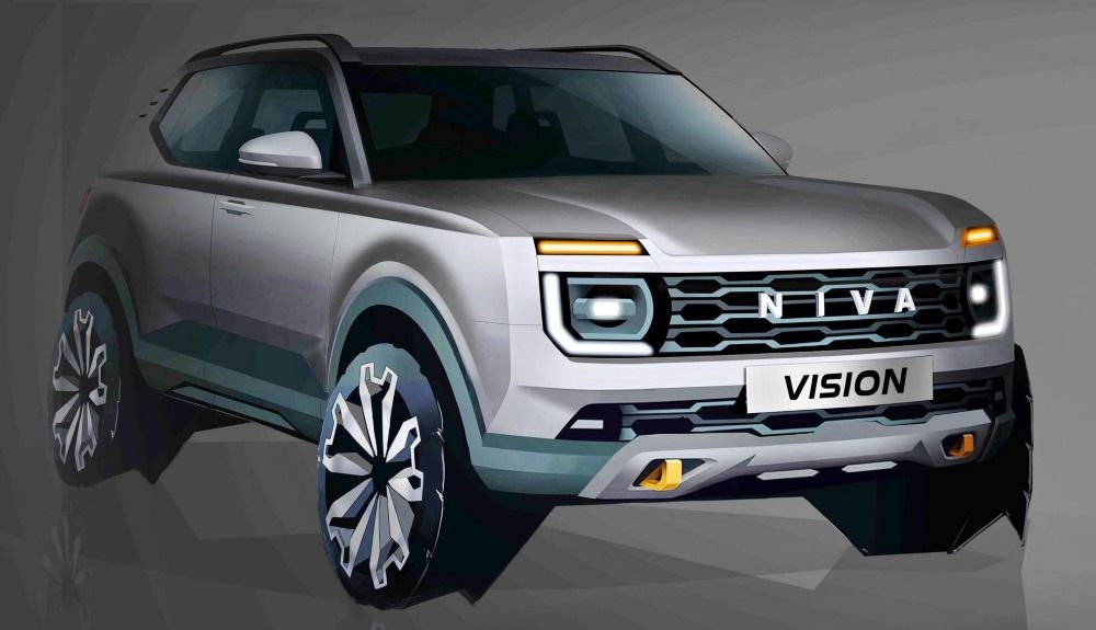 Primer boceto oficial del nuevo Lada Niva Primer boceto oficial del nuevo Lada Niva