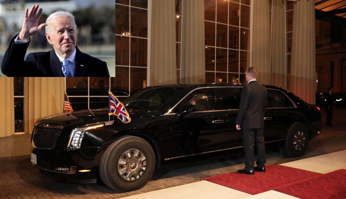 Joe Biden hereda La Bestia, el coche que llevó a Trump (Imagen: Cordon Press)