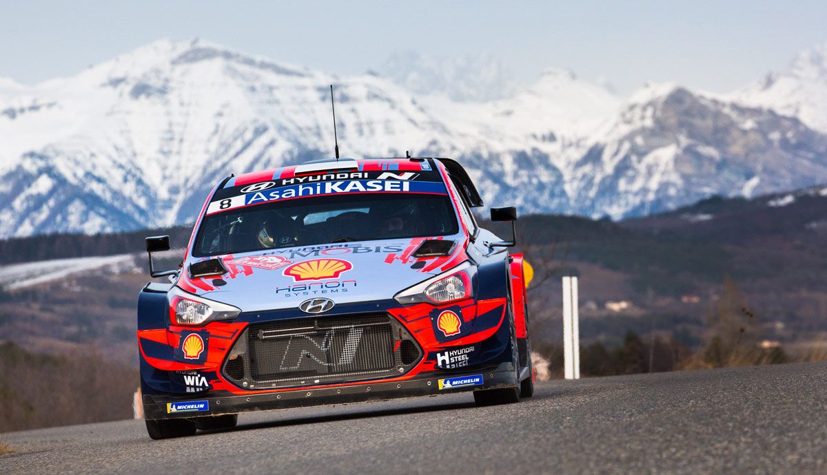 Hyundai fue la vencedora en el pasado Rallye de Monte-Carlo en 2020, de la mano de Neuville.