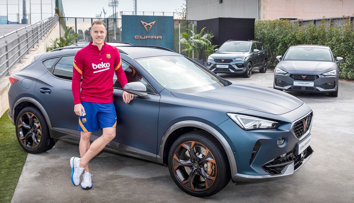 Marc ter Stegen, portero del FC Barcelona y embajador de Cupra.