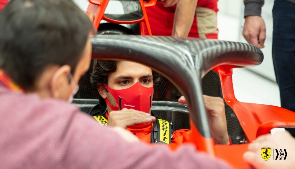 Carlos Sainz en Maranello esta semana