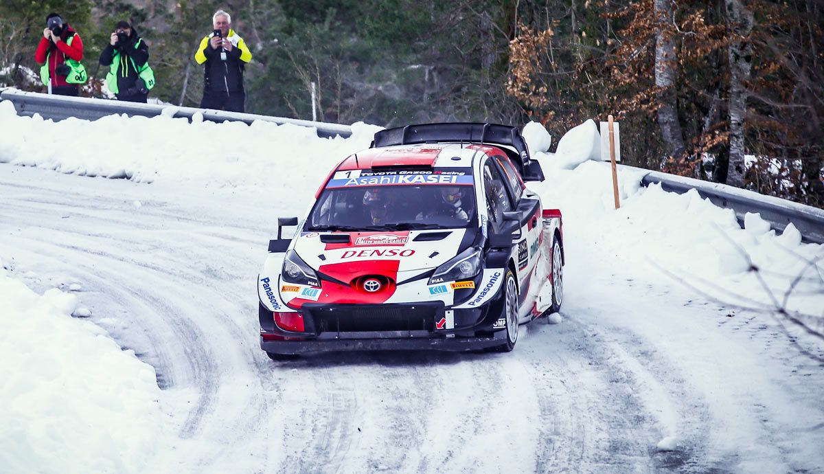 Sébastien Ogier y Toyota, ganadores del Rally de Monte-Carlo 2021.