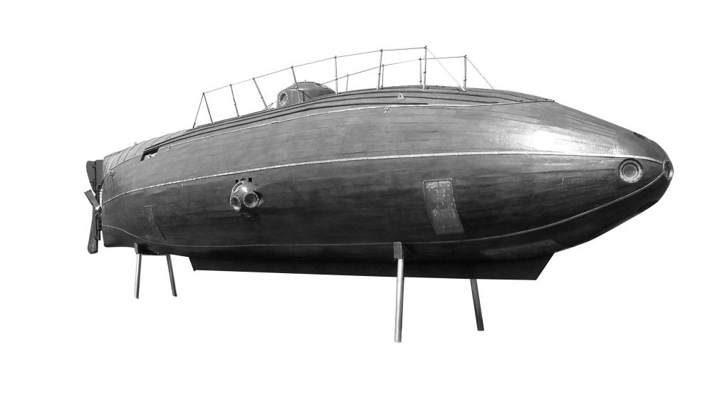 Submarino en el Museo Citroën Submarino en el Museo Citroën