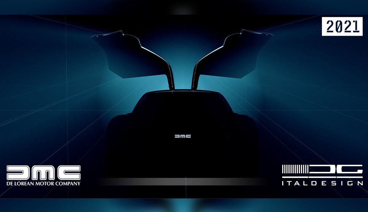 Primera recreación del futuro Delorean DMC-12.