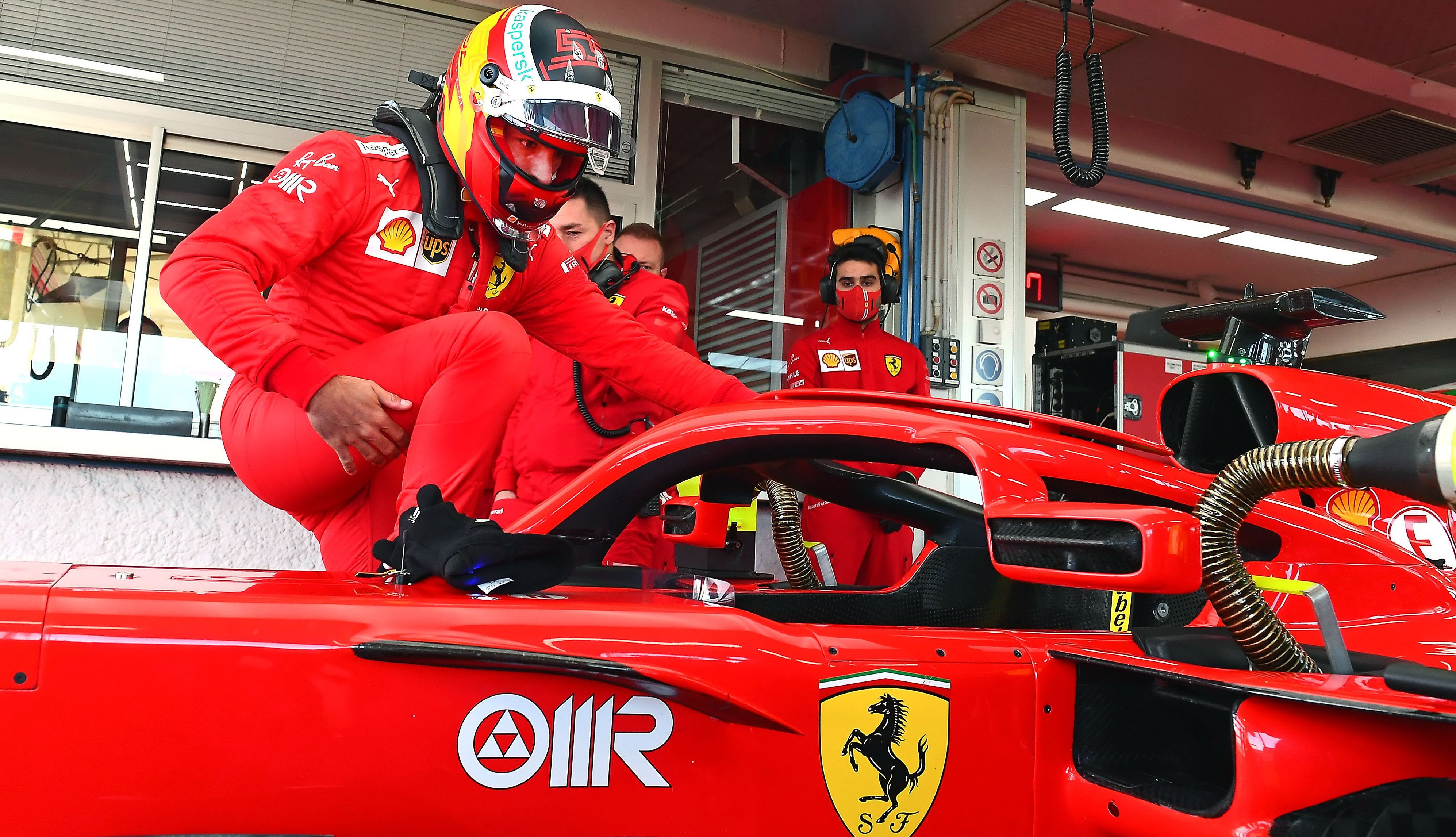 Segundo día de test en Fiorano para Carlos Sainz con el Ferrari