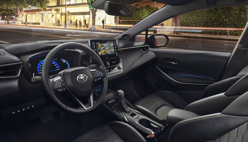 El interior del Toyota Corolla Electric Hybrid El interior del Toyota Corolla Electric Hybrid