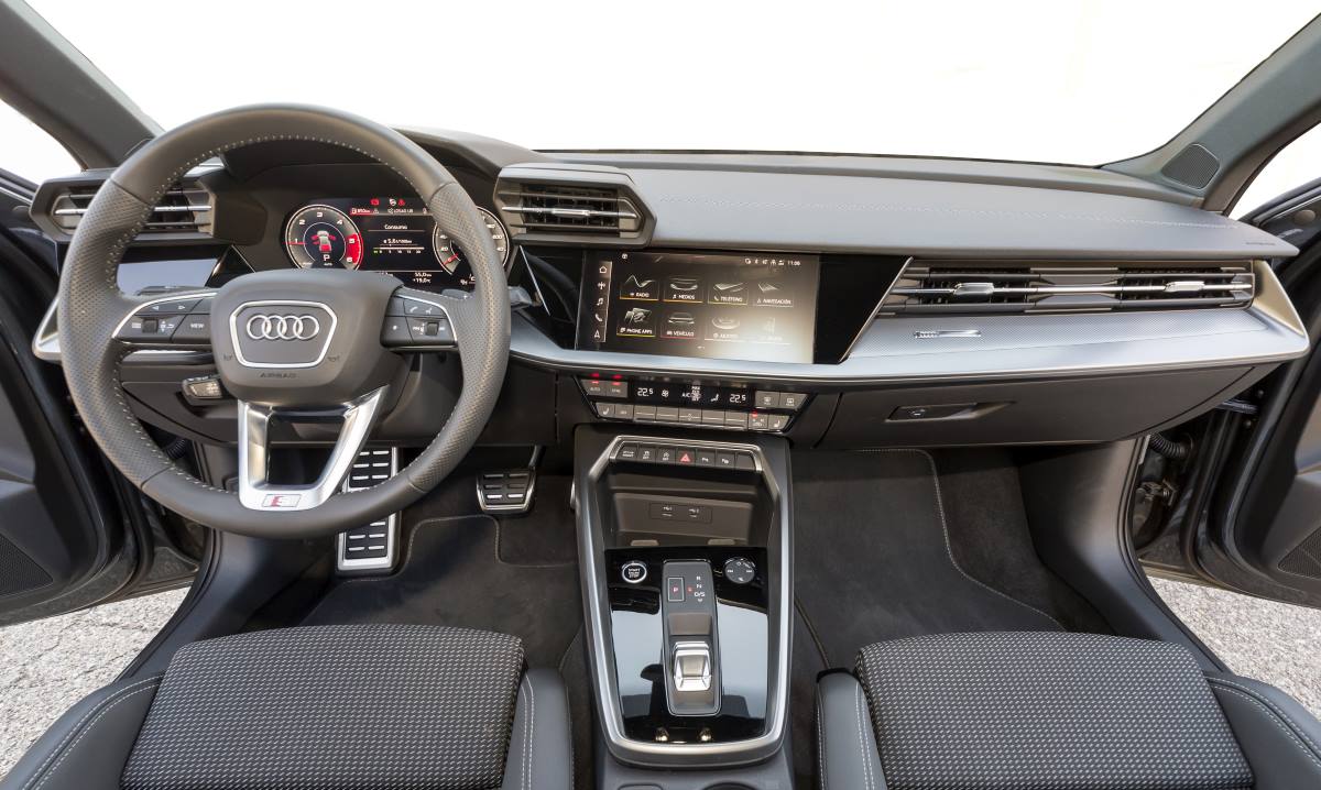 El interior del Audi A3 35 TDI