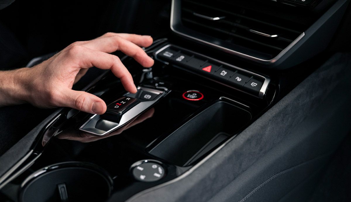 Audi e-tron GT: consola central.
