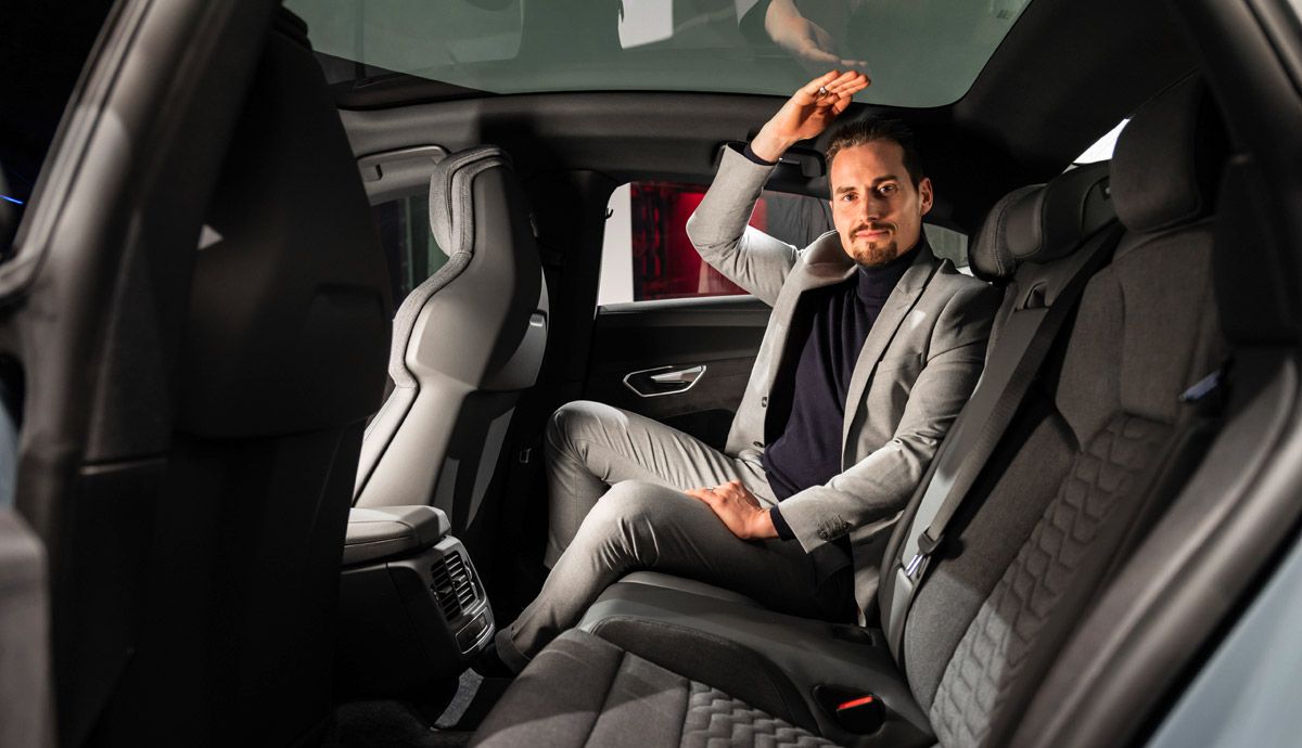 Audi e-tron GT: espacio en plazas traseras.