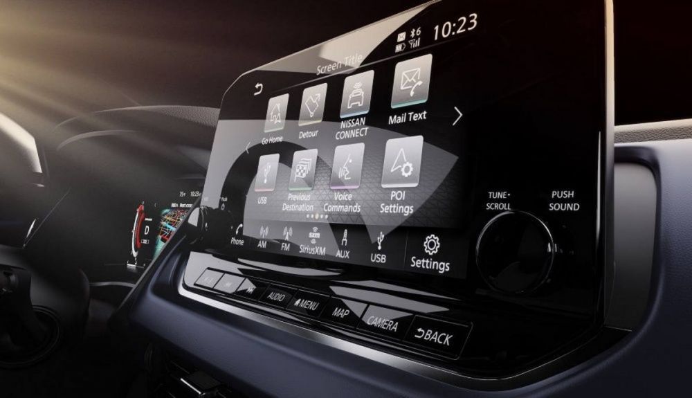 Así podría ser la pantalla central del sistema multimedia del Qashqai 2021 Así podría ser la pantalla central del sistema multimedia del Qashqai 2021