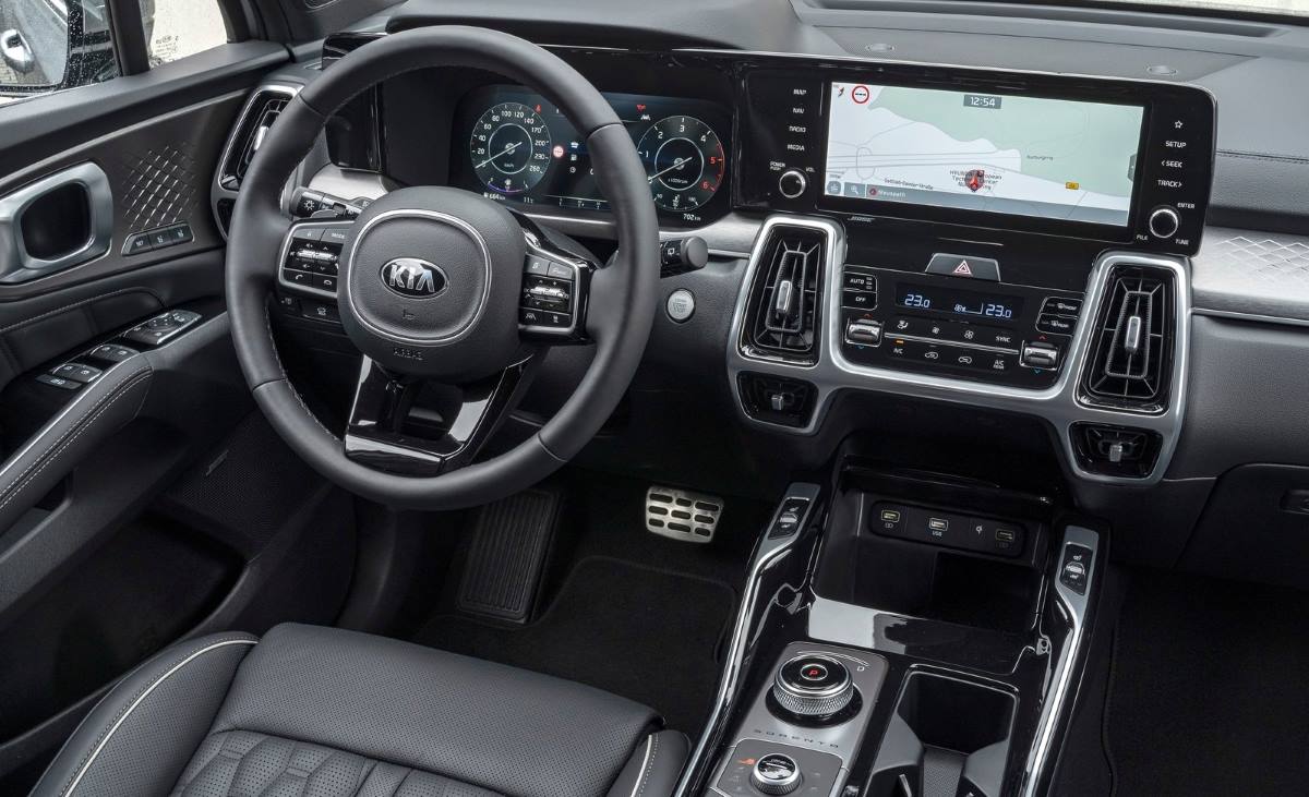 Interior del Kia Sorento 2020