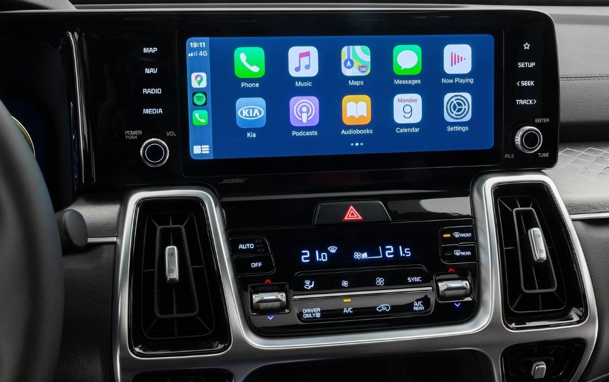 Nuevo sistema multimedia Uvo de Kia en el Sorento.