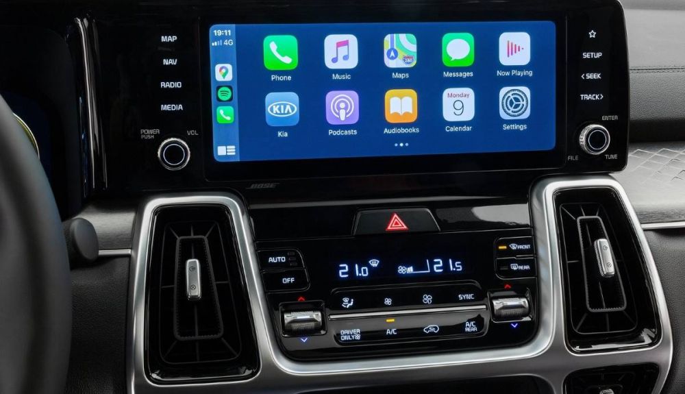 Nuevo sistema multimedia Uvo de Kia en el Sorento.