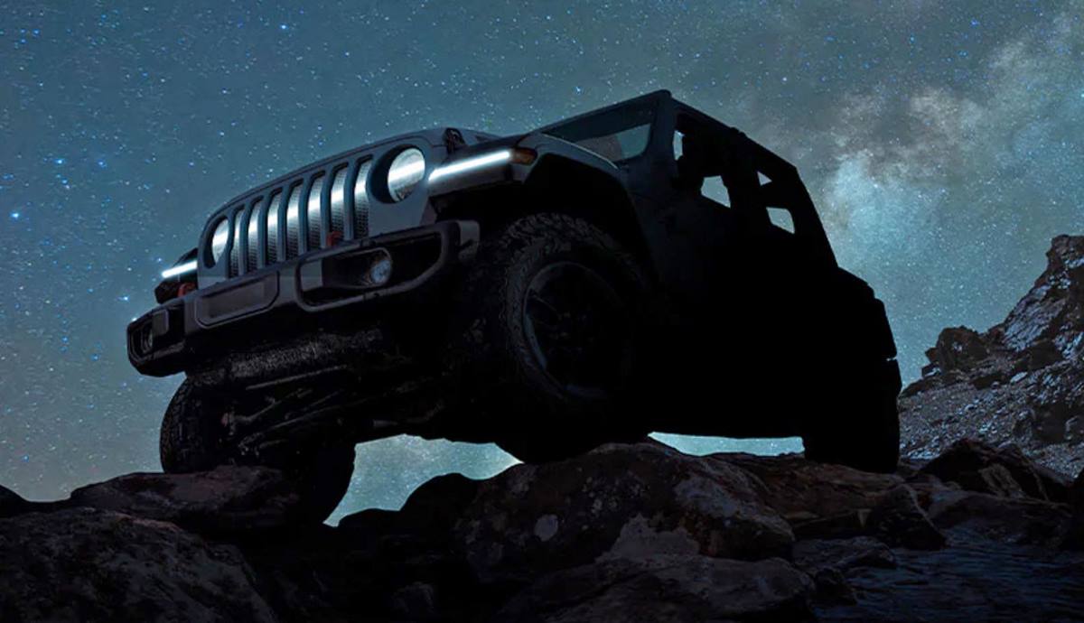 Teaser de un posible Jeep Wrangler eléctrico