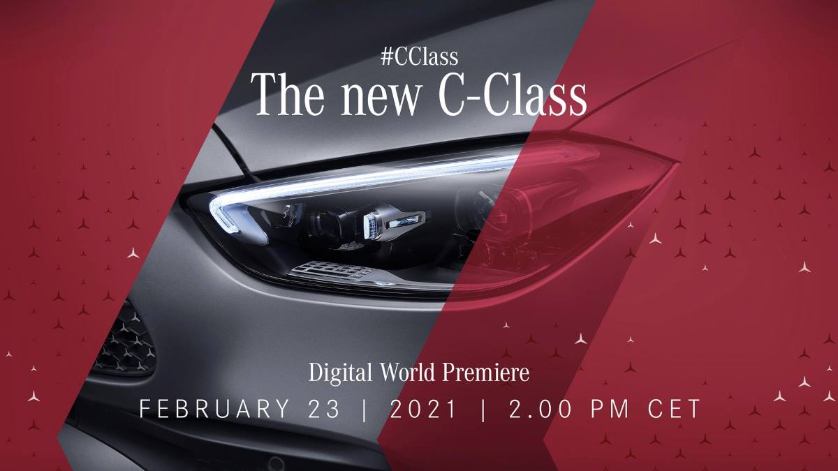 Anuncio oficial de la presentación del nuevo Mercedes Clase C el próximo 23 de febrero